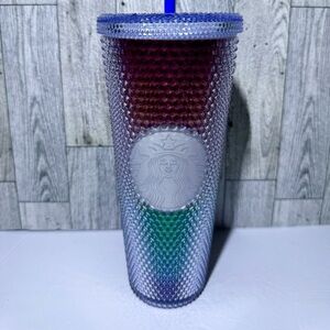 Rainbow studded Starbucks 24oz Tumbler